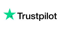 Trustpilot logo with a green star on a white background