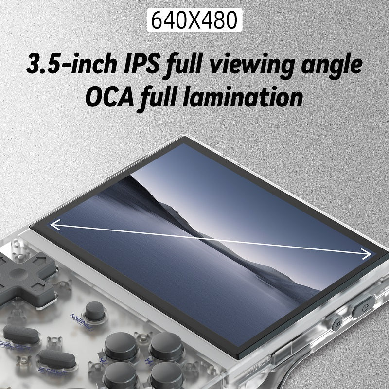 3.5-inch IPS display with OCA full lamination on a gray background