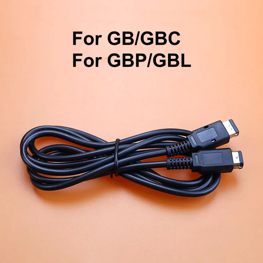 Black cable with connectors on a peach background, labeled for GB/GBC and GBP/GBL.